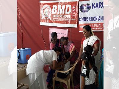 MEDICAL CAMP - DPT & TD VACCINATION