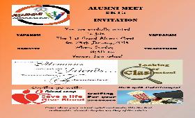 Alumni Meet on 25th January, 2015 (Sunday)
